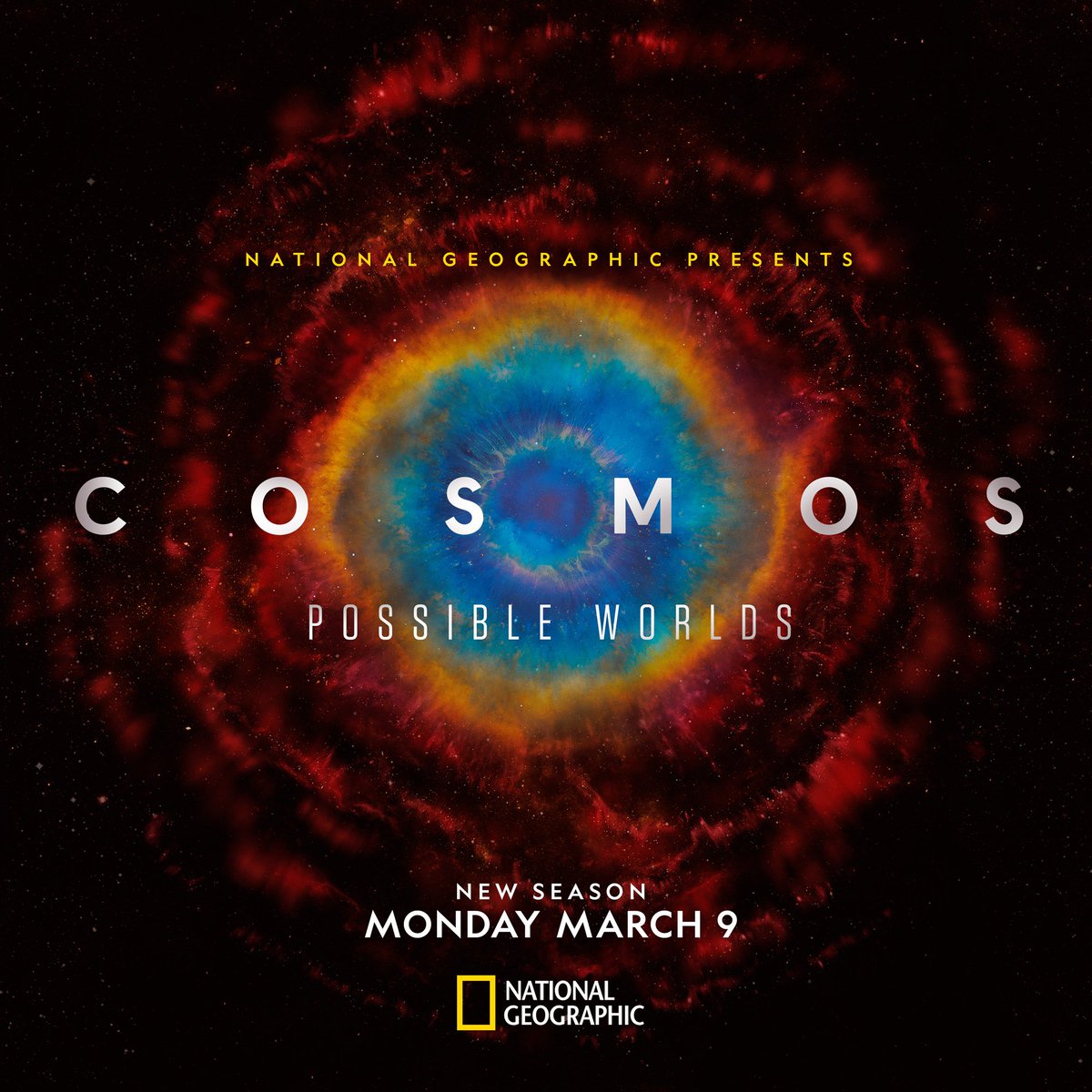 "COSMOS: Possible Worlds"
Premiere: March 9, 2020
@NatGeoChannel

Be there.
