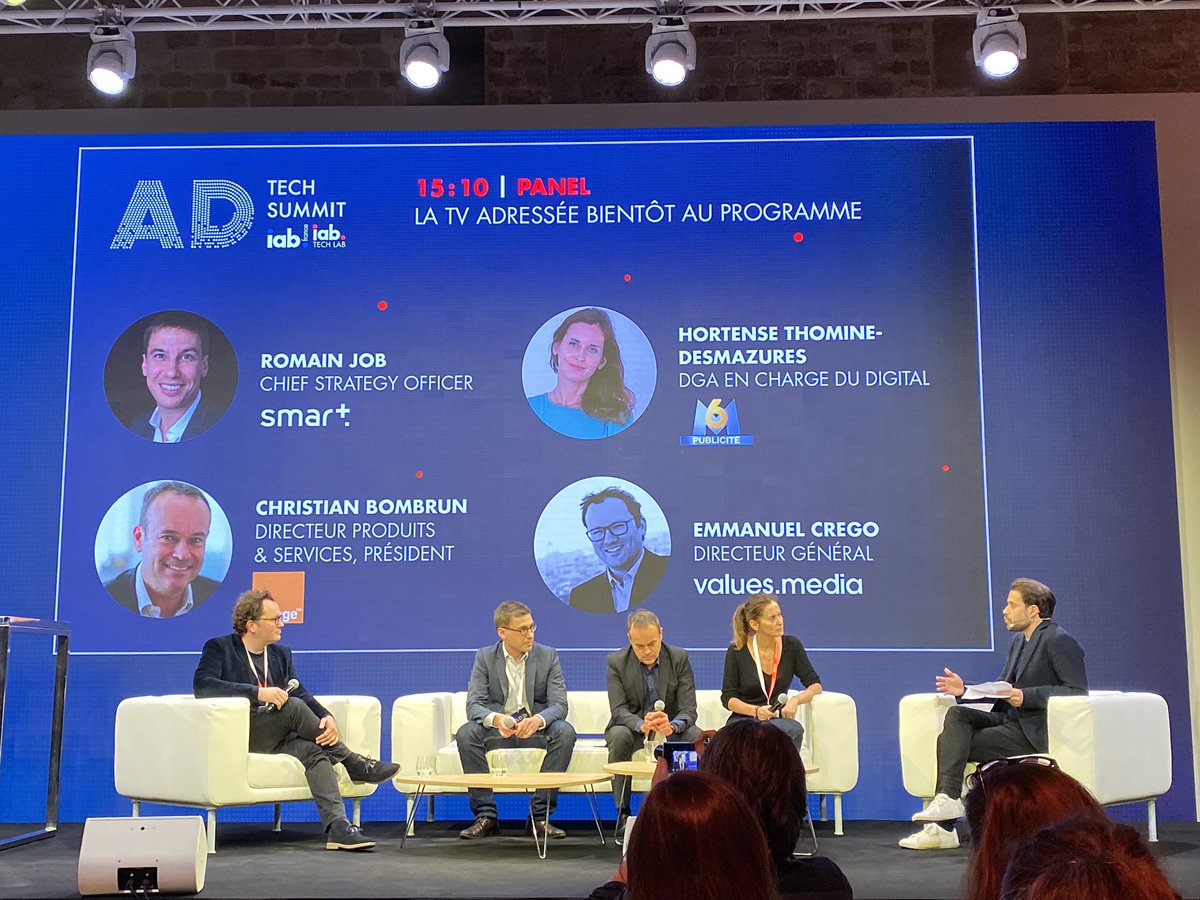 Smart (FR) is now Equativ (@smartadserverfr) on Twitter photo Romain Job, Chief strategy Officer de <a href="/SmartAdServerFR/">Smart (FR) is now Equativ</a> , sur la scène de #ADTECHSUMMIT autour de la riche thématique de la TV adressée #addressabletv Romain Job, Chief strategy Officer de <a href="/SmartAdServerFR/">Smart (FR) is now Equativ</a> , sur la scène de #ADTECHSUMMIT autour de la riche thématique de la TV adressée #addressabletv