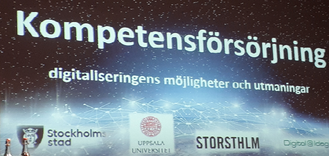 WacanoPod's tweet photo. Intressant förmiddag om kompetensförsörjning och digitalisering. Några ögonöppnare genom forskarperspektivet. #kompdig @Stockholmsstad @uppsalauni @DigitalIdag1 https://t.co/kTBzqehRi1