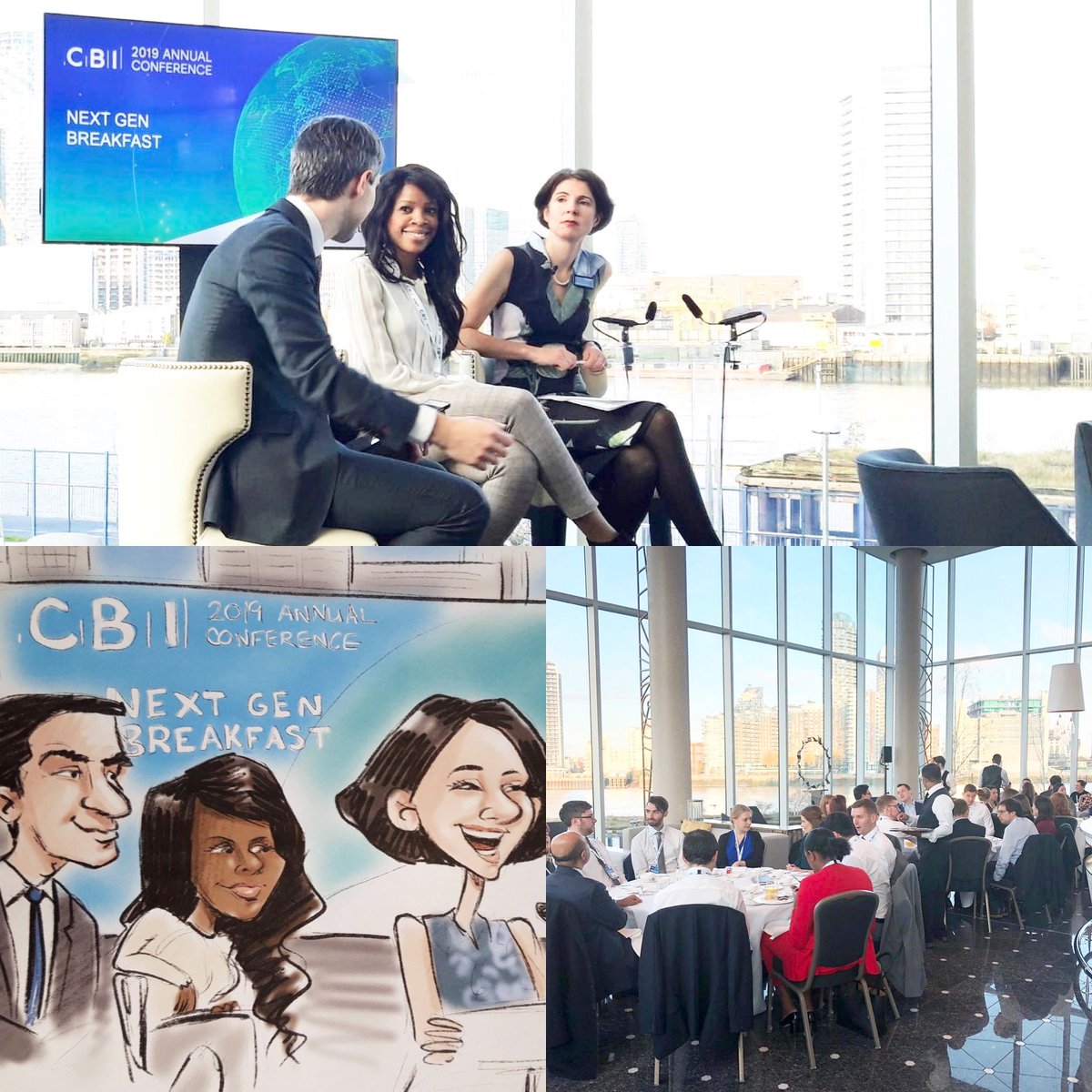 Breakfast panel discussion with @CBItweets & @FT 

What does the next generation of leadership look like to you? How must organisations and leaders change to support greater innovation?

#CBI #CBI2019 #NextGenLeadership #innovation #leadership #FT #useyourvoice #useyourplatform