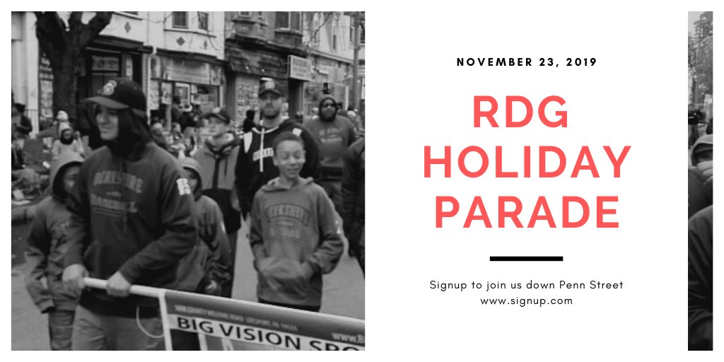 Have you signed up to join BIG Vision Foundation/Berkshire Baseball &amp; Softball Club down Penn Street for the Holiday Parade this Saturday? signup.com/go/MvKCGCN