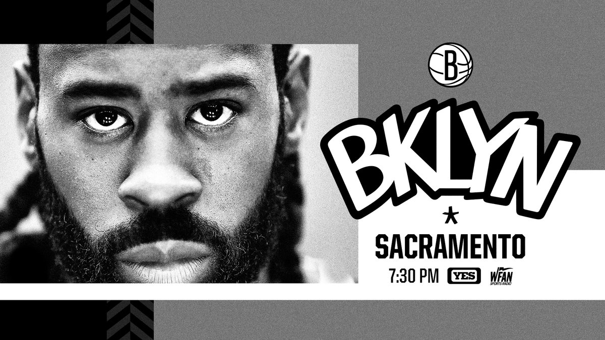 Friday Night Hoopin' π
π | Sacramento
π | @barclayscenter
π’ | 7:30PM ET
πΊ | @YESNetwork
π» | @WFAN660
#WeGoHard