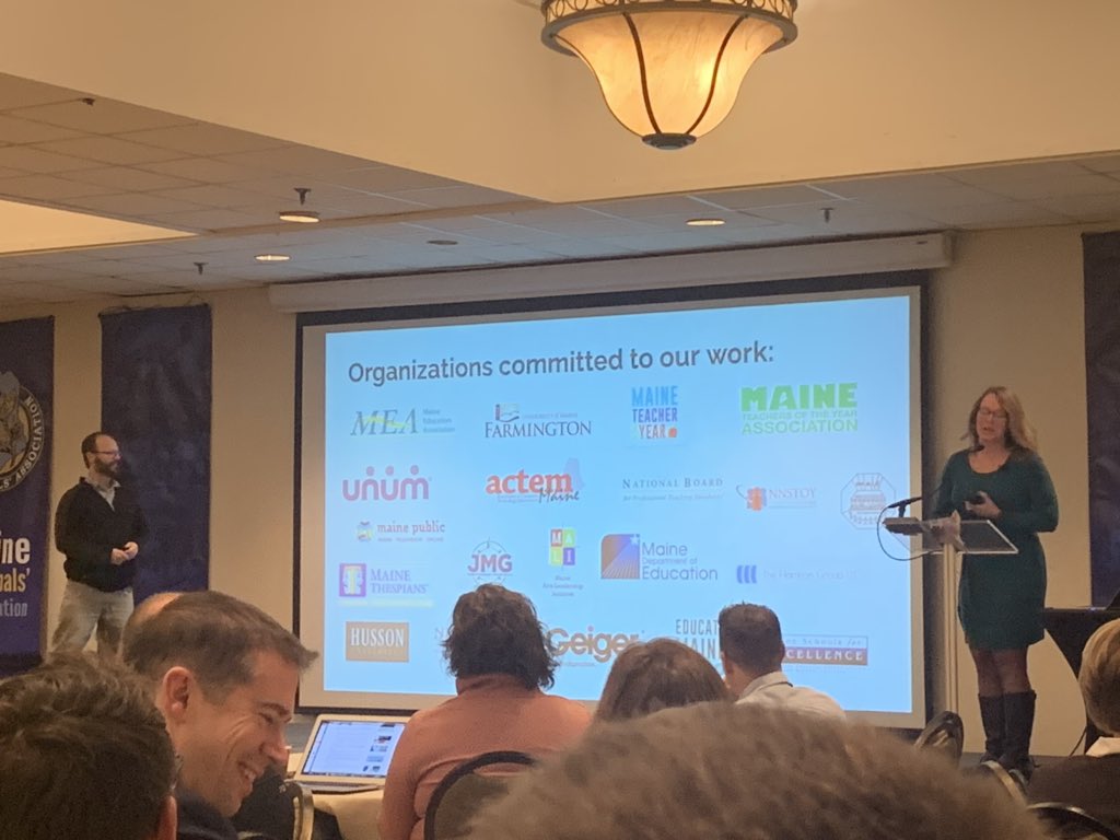 CW_Bill_Tracy's tweet photo. Maine Teach to Lead: Fall Conference #MPA19 https://t.co/fCdSVbHgH9