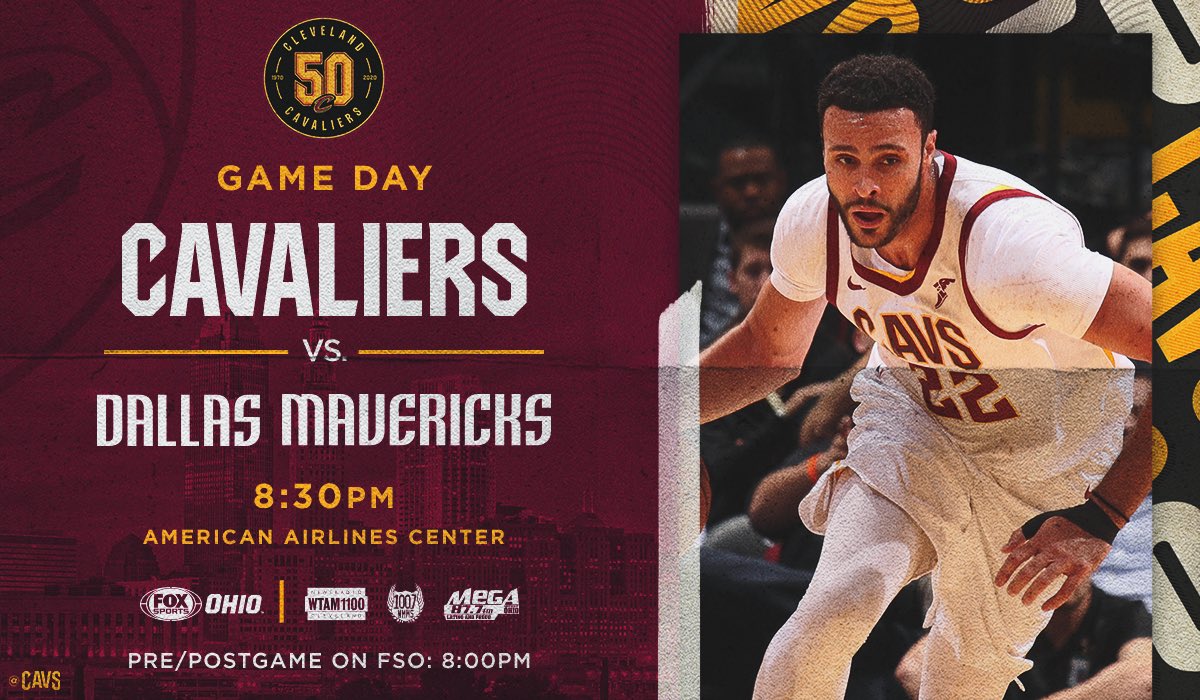 Closing out the road trip tonight in Dallas!
#CavsMavs PREVIEW: http://bit.ly/2KFD5bh
#BeTheFight