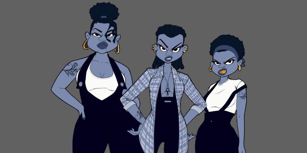WizardKellyEnt's tweet image. Me &amp;amp; The Gross Sisters heading to Disney’s headquarters to get The Proud Family on Disney+ y’all.