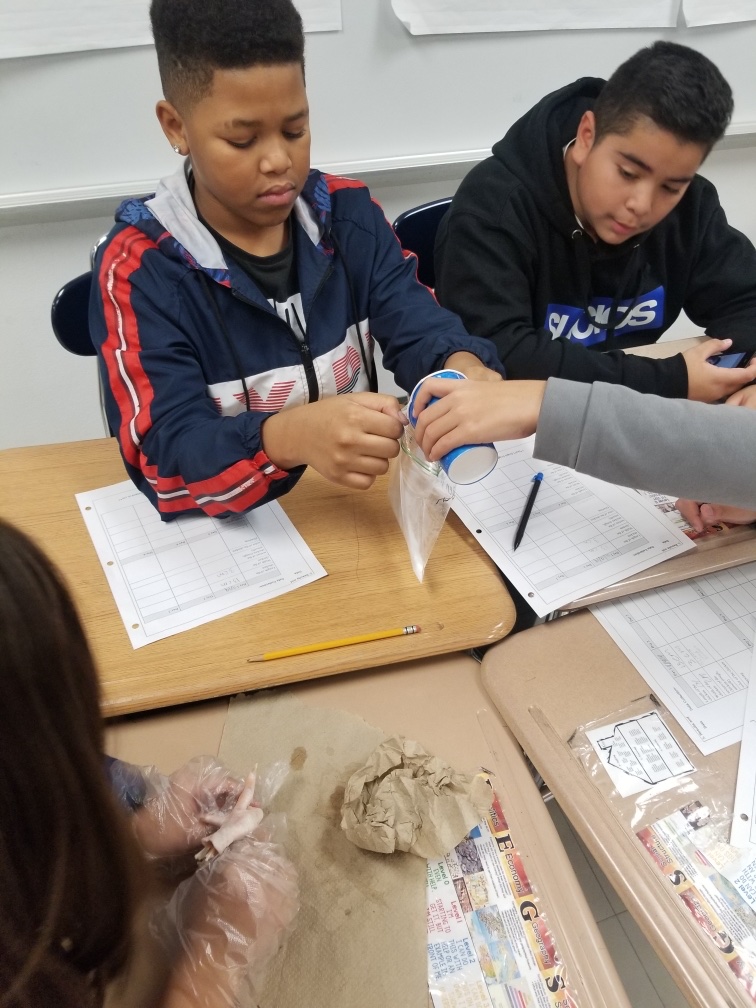 MrsGracious09's tweet photo. 6th grade Social Studies students at CMS taking part in inquiry based hands on learning by mummifying chicken feet for our Ancient Egypt unit! @D300Wetzel #d300 @d300CMS https://t.co/8cpBIIcxPW