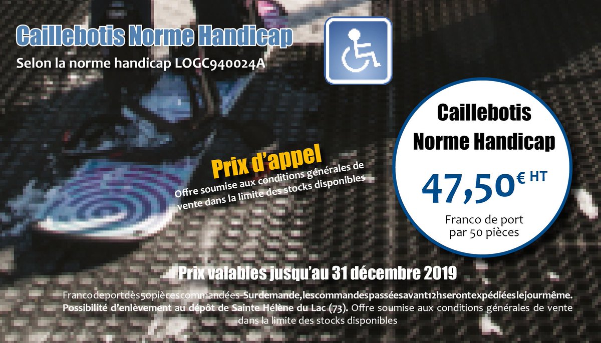 Offre spéciale sur les caillebotis antidérapants Walk Up Norme handicap ! #montagne #ski #skiresort