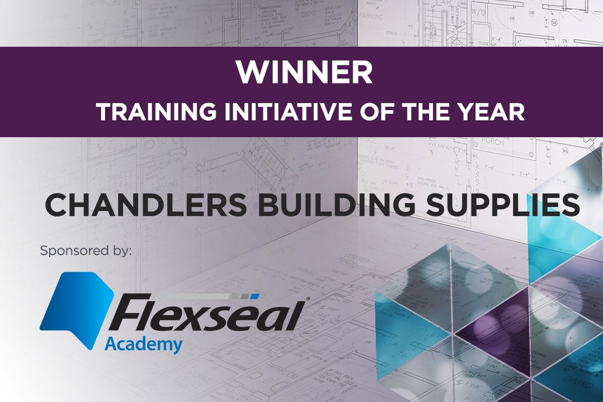 Builders' Merchants News (@bmerchantsnews) on Twitter photo Sponsored by @FlexsealUK the winner of Training Initiative of the Year is... <a href="/ChandlersBS/">Chandlers Building Supplies</a> #BMAwards19 Sponsored by @FlexsealUK the winner of Training Initiative of the Year is... <a href="/ChandlersBS/">Chandlers Building Supplies</a> #BMAwards19