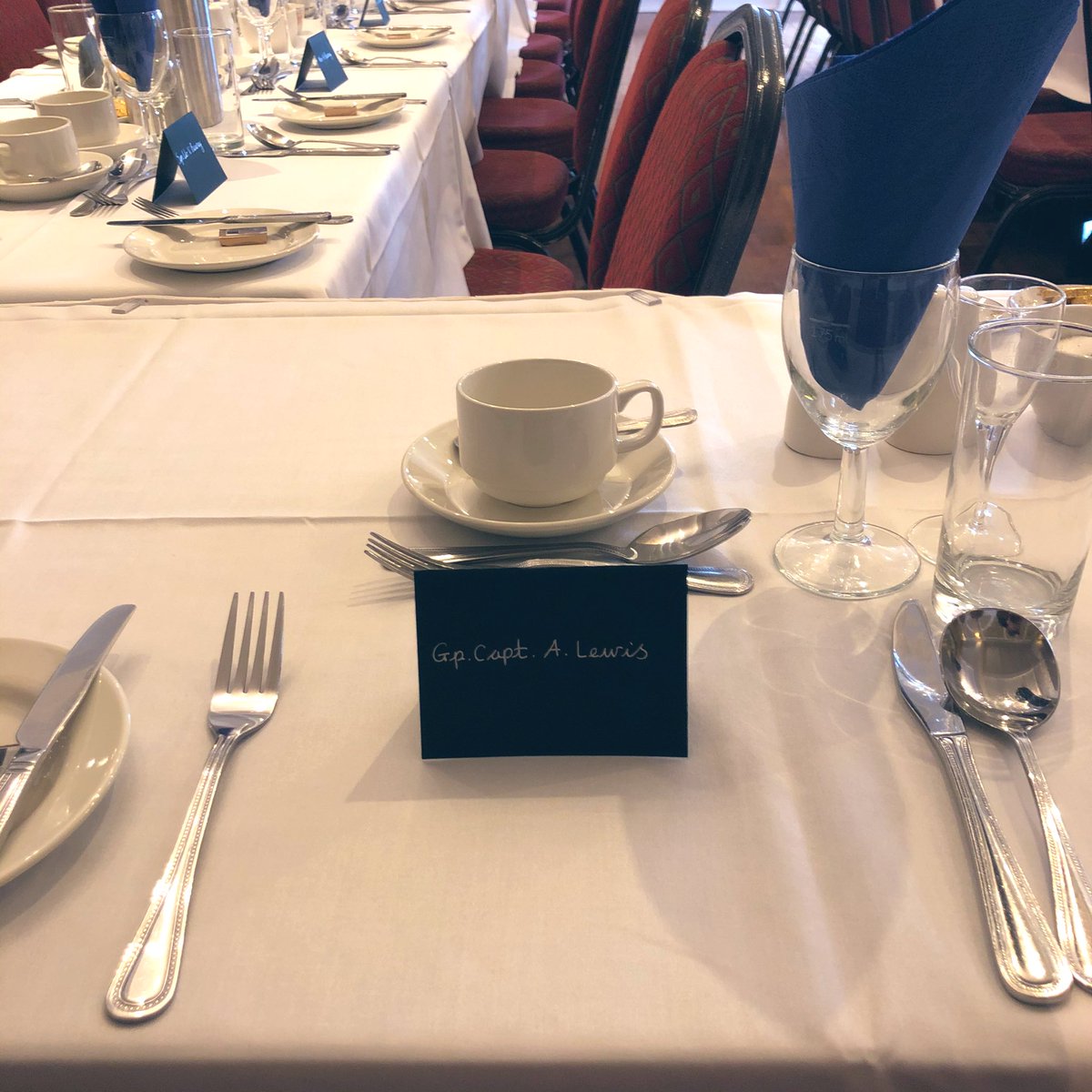 40FSqnATC's tweet photo. We are ready! We’ve just been to the venue to check and complete the final touches for our annual dinner tonight. We are excited to see all our guests and look forward to hosting Group Captain Lewis this evening! @RegComdtLASER @Kentaircadets #aircadets #whatwedo #annualdinner https://t.co/T2tCXgNwpK