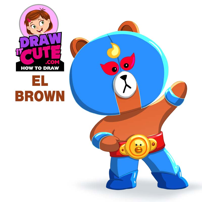 Draw It Cute On Twitter How To Draw El Brown Brawl Stars Super Easy Drawing Tutorial With Coloring Page Https T Co Uulc0wr6fv Brawlstars Brawlstarsart Elbrown Howtodraw Https T Co Iyitdta4ch - brawl stars drawings easy