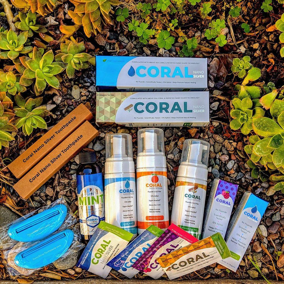 coraltoothpaste's tweet photo. Coral Toothpaste is #fluoridefree, #allnatural and comes in many delicious flavors to suit the whole #family! 😄🦷 #natural #chemicalfree #toxinfree #silversol #clean #fresh #coral #nanosilver #silver #slsfree #toothpaste #glycerinfree #ecosafe #mouthwash #toothbrush https://t.co/lNl4MC9YXm