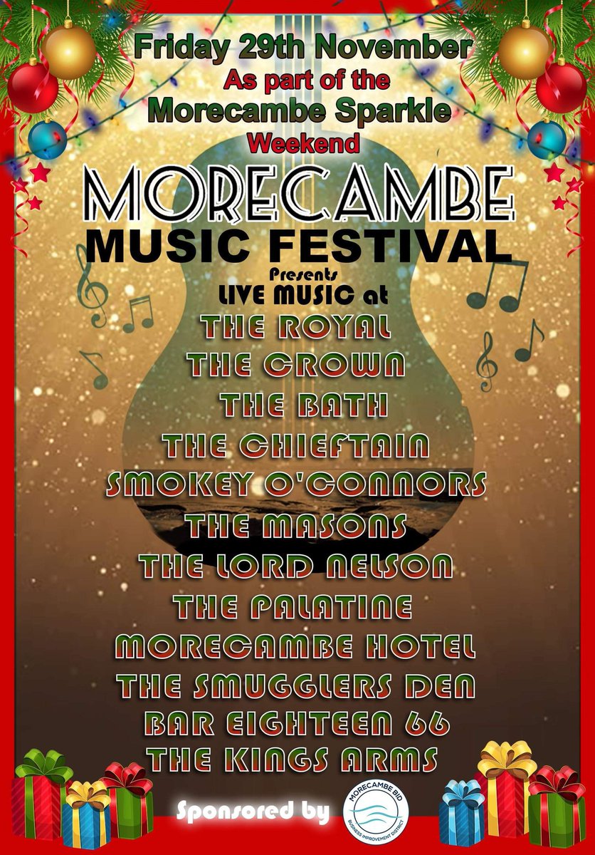 Beyond Radio ๐ (@beyondradio) on Twitter photo Stuart Michaels from <a href="/Morecambe_Music/">Morecambe Music Festival</a> is on Beyond Radio with Phill Hayward after 2pm talking about the Morecambe Sparkle Weekend! Stuart Michaels from <a href="/Morecambe_Music/">Morecambe Music Festival</a> is on Beyond Radio with Phill Hayward after 2pm talking about the Morecambe Sparkle Weekend!