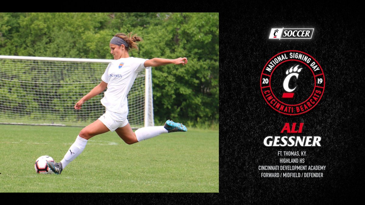 GoBearcatsWSOC's tweet image. Our welcome series continues with the first of four local products as we welcome @aligessner (Ali Gessner) to the #Bearcats!

📍 Ft. Thomas, Ky.
🎒 Highlands HS 
⚽️ Cincinnati Development Academy
🎽 F/MF/D

#CultureofExcellence