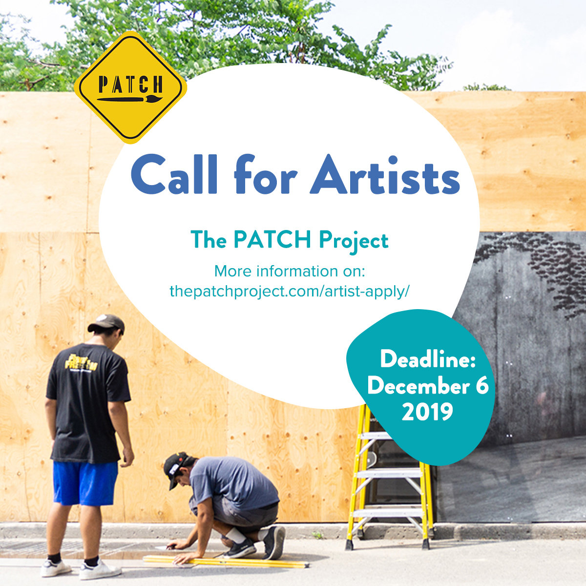 NorthYorkArts's tweet image. .@ThePatchProject Call for Artists is back for 2020! This call is open to all GTA-based artists. Apply by Friday, Dec. 6, 2019! #thePATCHProject #STEPSimpact @STEPSInitiative