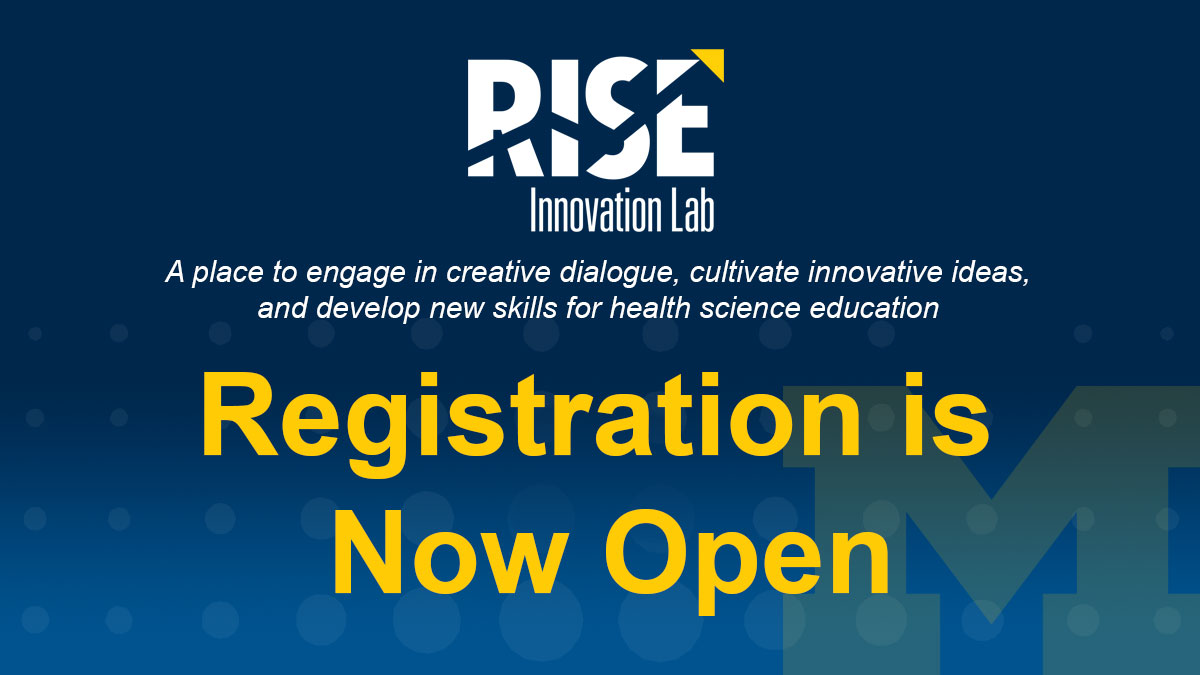 UMichRISE's tweet photo. Join our community of #EducInnovators to discuss mastery learning and translational science outcomes led by William McGaghie, PhD, Prof of Med Educ &amp; Prevent Med, @NorthwesternMed, Mon Dec 2  5:30 pm #developingedinnovators #RISEInnovationLab
Register = https://t.co/AlMsiMvzjy https://t.co/hWoW6vzRfL