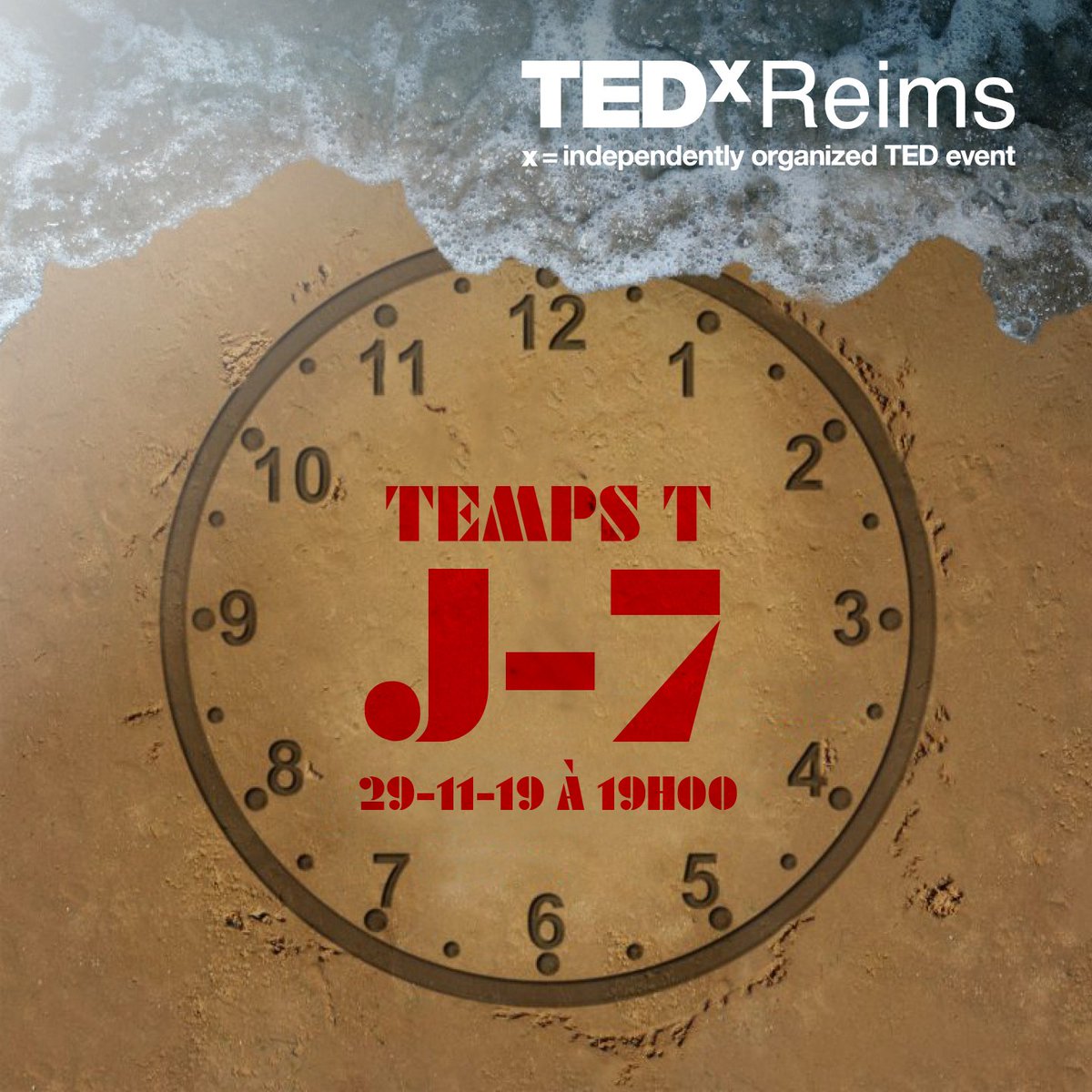 ⏳J-7! 😊
Le jour J approche à grand pas!⌚
✒Toutes les infos sur le 29 novembre ici👉
tedxreims.fr