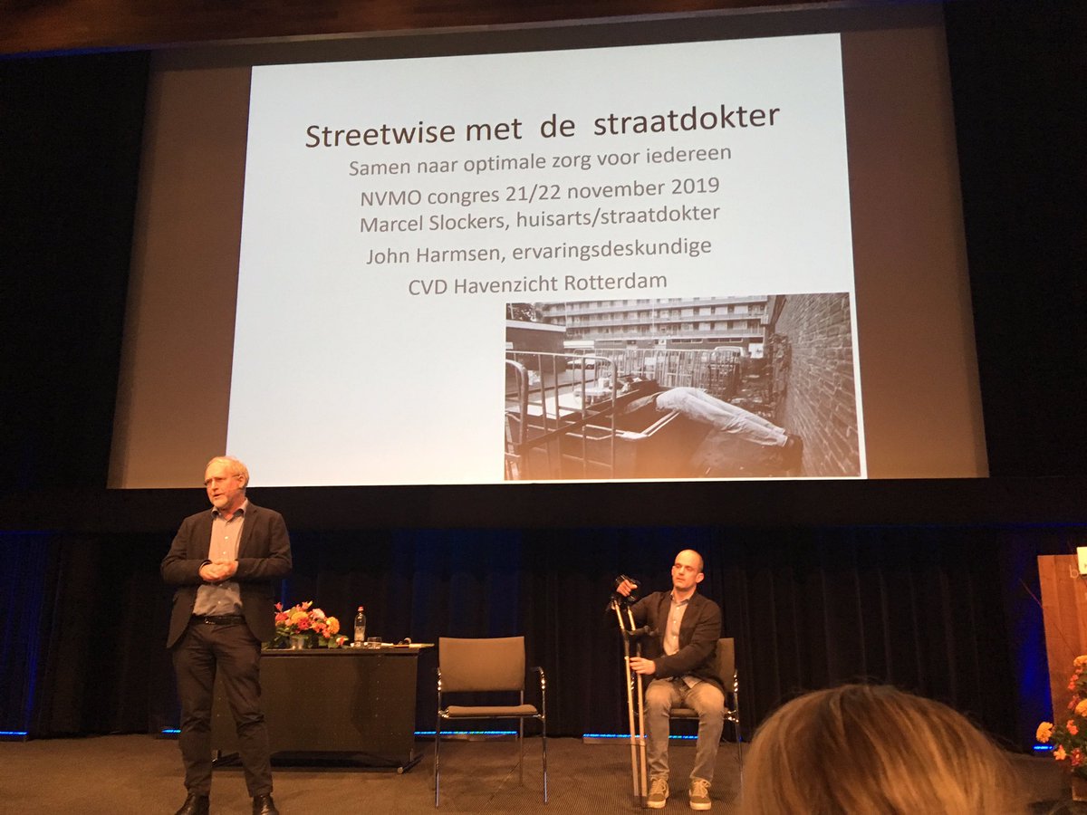 Irene Slootweg (@iaslootweg) on Twitter photo Indrukwekkend ervaringsverhaal van onverzekerde. Zeer belangrijk onderwerp ter afsluiting #nvmo2019. De straatdokter Marcel Slockers én hoe street-wise zijn we? Werk aan de winkel, zeker in de opleiding voor huisartsen <a href="/LUMC_Leiden/">LUMC Leiden</a> Indrukwekkend ervaringsverhaal van onverzekerde. Zeer belangrijk onderwerp ter afsluiting #nvmo2019. De straatdokter Marcel Slockers én hoe street-wise zijn we? Werk aan de winkel, zeker in de opleiding voor huisartsen <a href="/LUMC_Leiden/">LUMC Leiden</a>