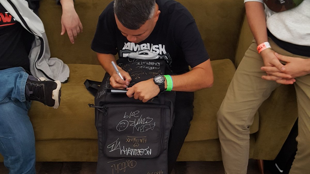 UkAfter's tweet image. #Competition - #Win a @flykartel rucksack &amp;amp; shoulder bag combo, signed at @tokyoworlduk by @bennypagemusic &amp;amp; many more. Proceeds to St Paul's Adventure Playground. 
 
More info at @UkAfter: afterdark.co/blog/latest-ne…