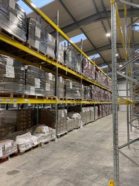 Does your company need extra pallet storage? We also offer pick and pack services, along with national and international delivery, from one Pallet to full loads, short term, long term or just seasonal #pallet #palletstorage #delivery #HereToHelp