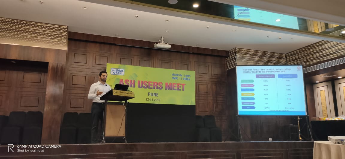 jayceebuild's tweet photo. NTPC, India's largest power producer, invited @rishitdalal to speak at its "Ash Users Meet" in Pune, where various opportunities for increasing ash utilisation were discussed with industry stakeholders.

#flyash #environment #sustainability #greenbuilding #buildingmaterials https://t.co/ATGbsi2nwR