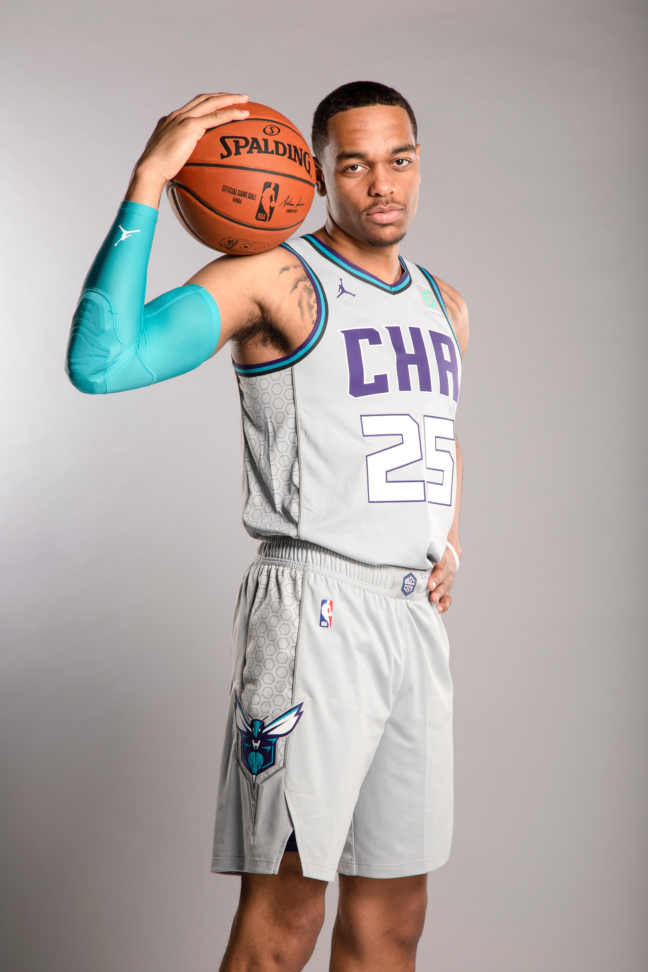 2019 Ball#2 Charlotte Hornets Grey NBA Jersey - Kitsociety