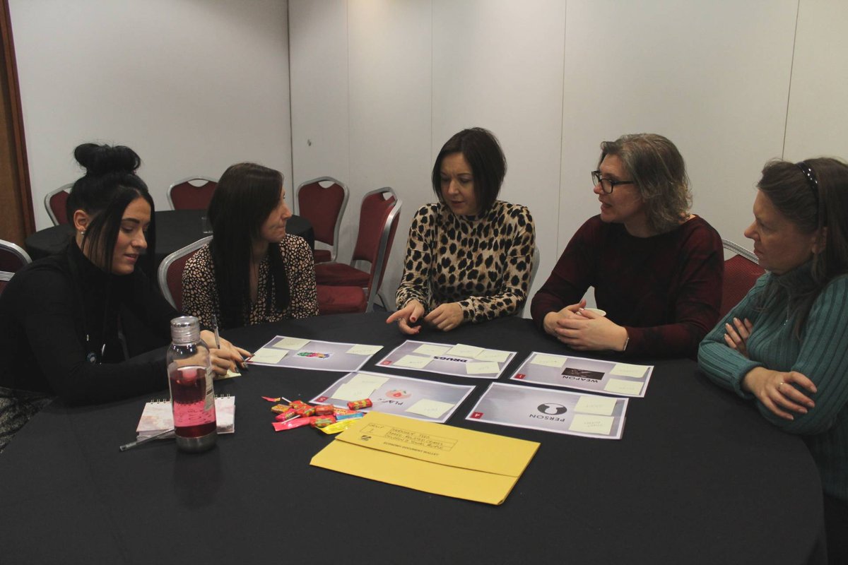 This afternoon’s workshops include themes around crime and young people, youth related knife crime, modern slavery and exploitation and safeguarding young people. #workingtogether