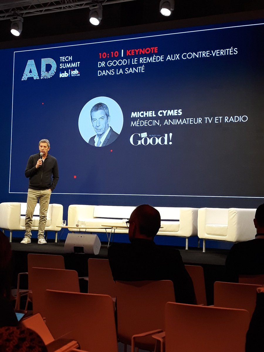 simonydsf's tweet photo. Intervention de Michel Cymes sur la prévention et la pensée positive en médecine 👍
"Il faut faire sortir les français, de les faire bouger et faire de la santé positive"
#ADTECHSUMMIT #sharevalues https://t.co/mGKbLDLsnn