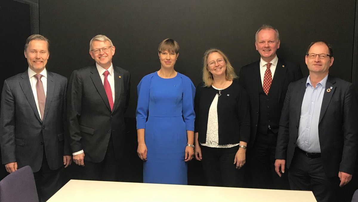 Estonias president <a href="/KerstiKaljulaid/">Kersti Kaljulaid</a> visiting KTH to talk about AI and human aspects <a href="/KTHuniversity/">KTH Royal Institute of Technology</a>