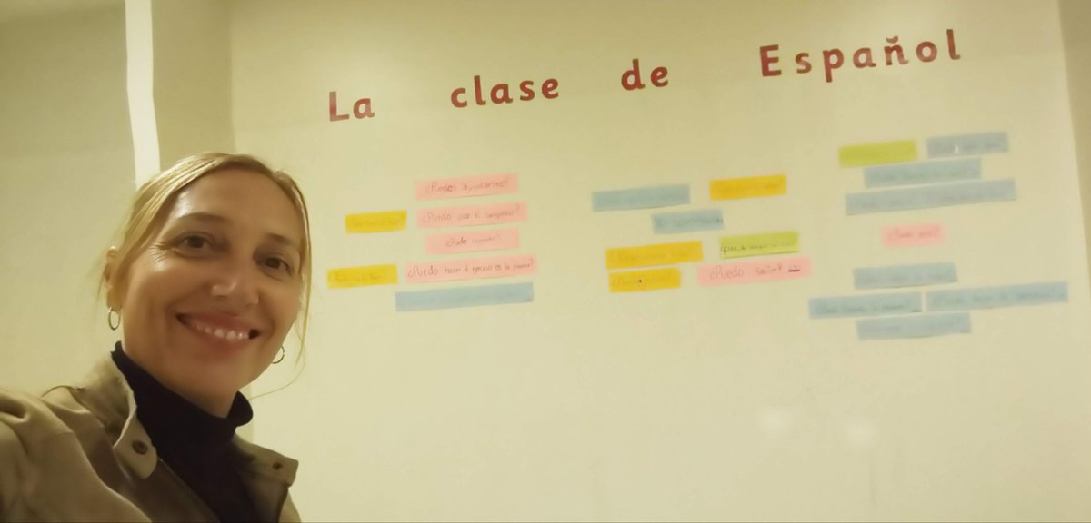 Eva_Kobe's tweet photo. Today's #IBMYP Phases 1 &amp; 2  focus was on the #classroomlanguage and the #Spanish #shopping #vocabulary words respectively. Using #visualthinking as a means of making #learning more #clear and #explicit while having a little more #fun ... 

#CAinspires
#MYPChat https://t.co/pI3kywnko0