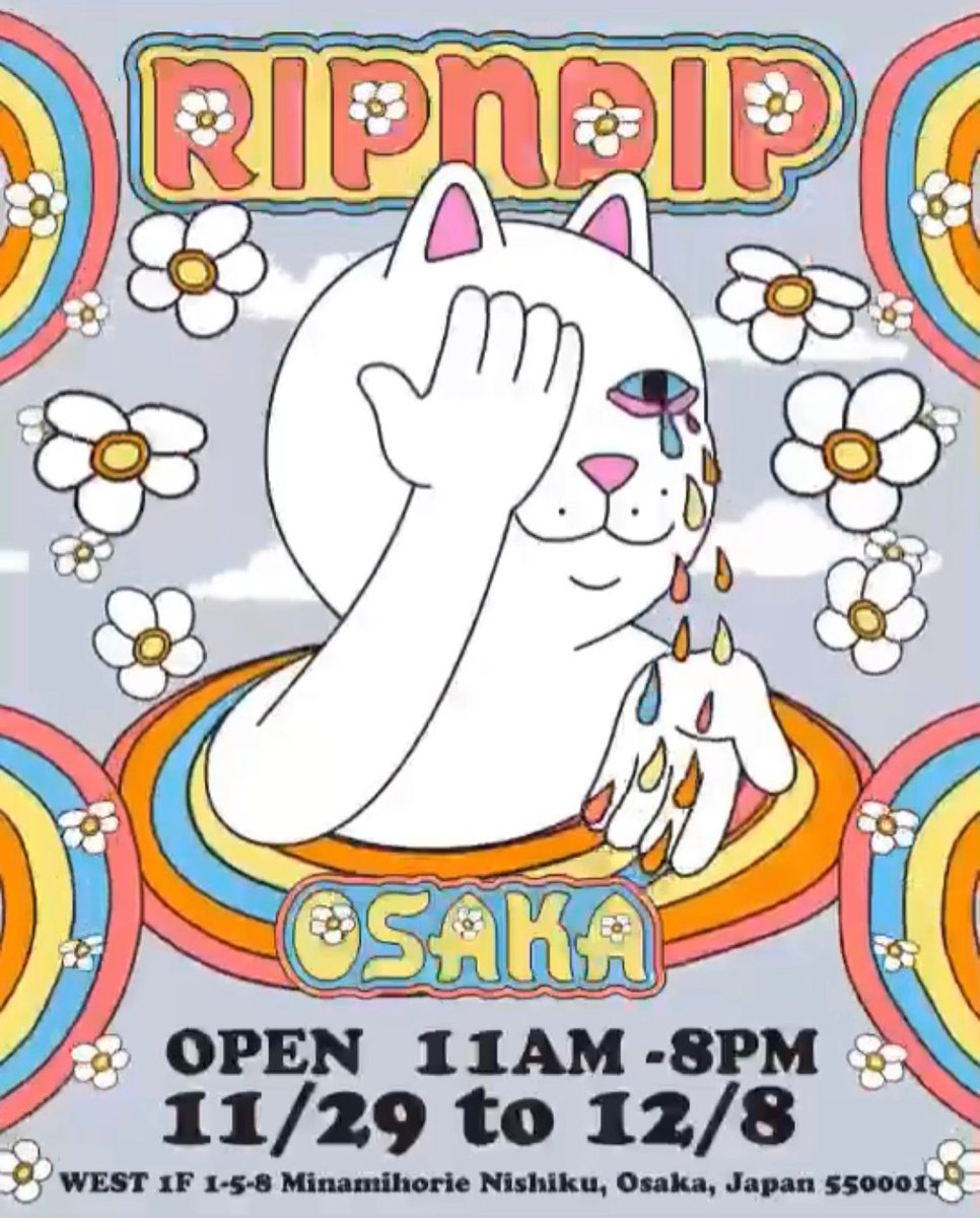 lineupstore_pus's tweet photo. 「RIPNDIP OSAKA POP UP」LINE-UP STOREにて11月29日(金)から大阪にてRIPNDIP OSAKA POP UPを開催します😽🌈今回の為に大阪限定アイテムと、ICE CREAM TRUCKを制作されております。新しいHOLIDAYコレクションとICE CREAM TRUCK限定アイテム、大阪限定アイテムを販売しますのでご来店お待ちしております https://t.co/kXPxIoFwf1