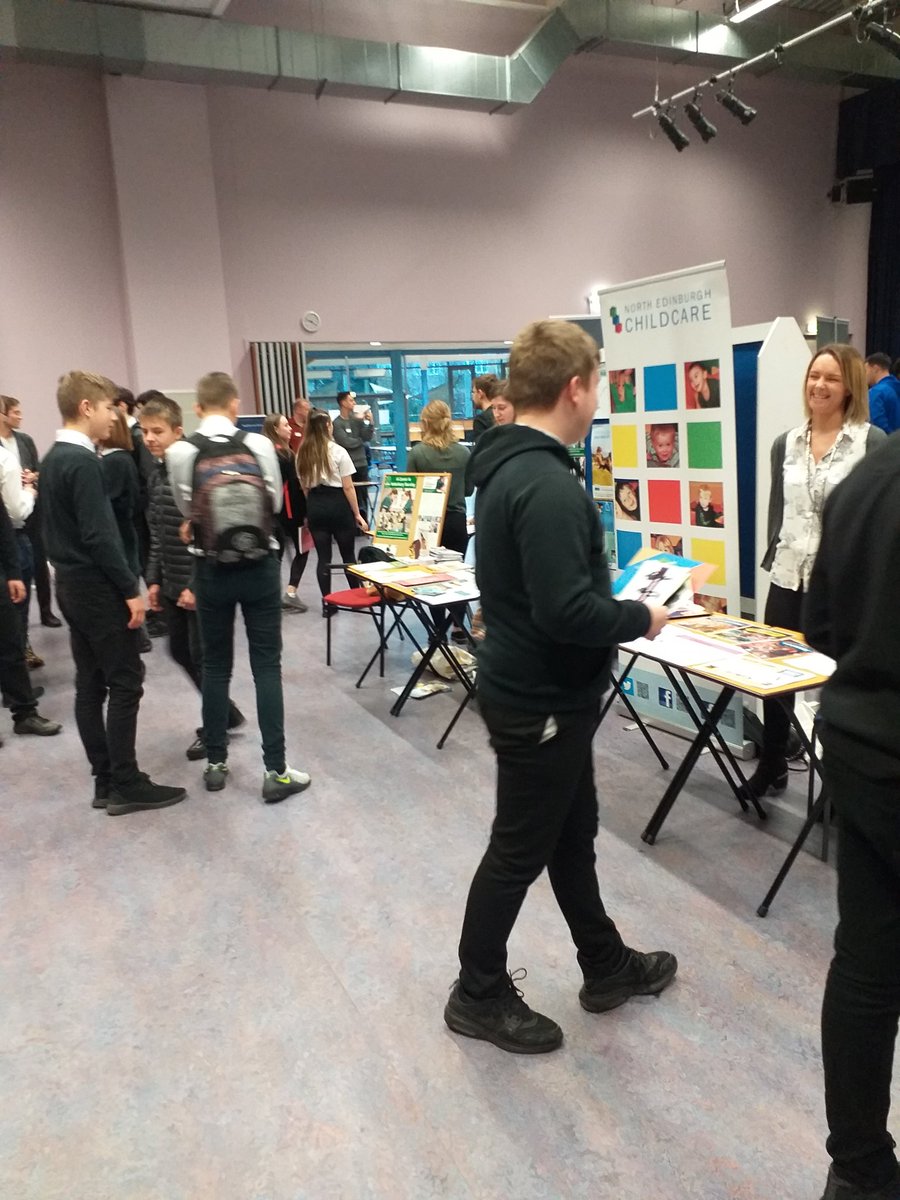 Thanks to all employers supporting <a href="/BroHighOfficial/">Broughton High</a> Careers fair. #Brocareersfair2019