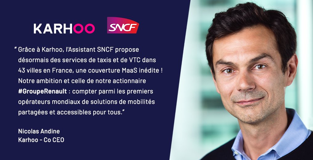 L’Assistant SNCF intègre à partir de ce mercredi les offres de covoiturage domicile-travail. 🚖🚆 leparisien.fr/economie/l-app… #Karhoo #SNCF #GroupeRenault