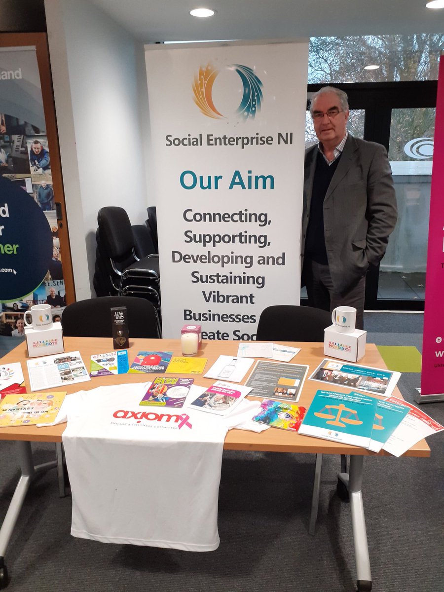 FSBNIRegion's tweet photo. Great to see @FSBNIRegion members @socentni at the @MidUlster_DC Business Engagement event at @DiscoverCAFRE this morning - important to recognise the role of all support organisations in the local economy #IBackSmallBusiness https://t.co/VHXR17l8Kj