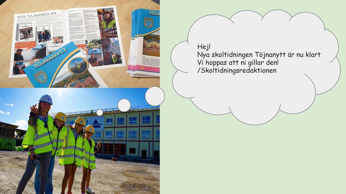 Hej!
Länken nedan är en länk till Töjnaskolans första skoltidning.
Vi hoppas att ni gillar den!

indd.adobe.com/view/3cd34472-…
