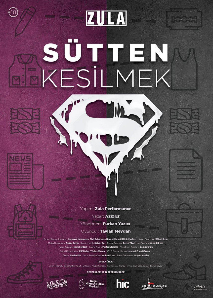 arenablackbox's tweet photo. Zula Performance "Sütten Kesilmek" ile 23 Kasım Cumartesi saat 19.00'da #ArenaSahneBlackbox'ta...

Biletleri Nazım Hikmet Kültürevi gişesinden temin edebilirsiniz.

#süttenkesilmek #zula #zulaperformance #bursatiyatro #bursaetklink #tiyatro #bursa https://t.co/868lEbhfvd