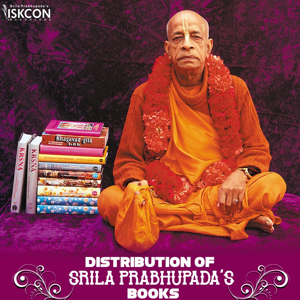 ISKCONBangalore's tweet photo. We are making a humble effort in distributing Srila Prabhupada’s books extensively for the spiritual benefit of all. Support us in this book distribution.
https://t.co/jCujvllGoI
#SrilaPrabhupada #KrishnaConsciousness #VisheshaSevas #GitaPrachara #SupportGitaBookDistribution https://t.co/FpuUtJ7Ec8