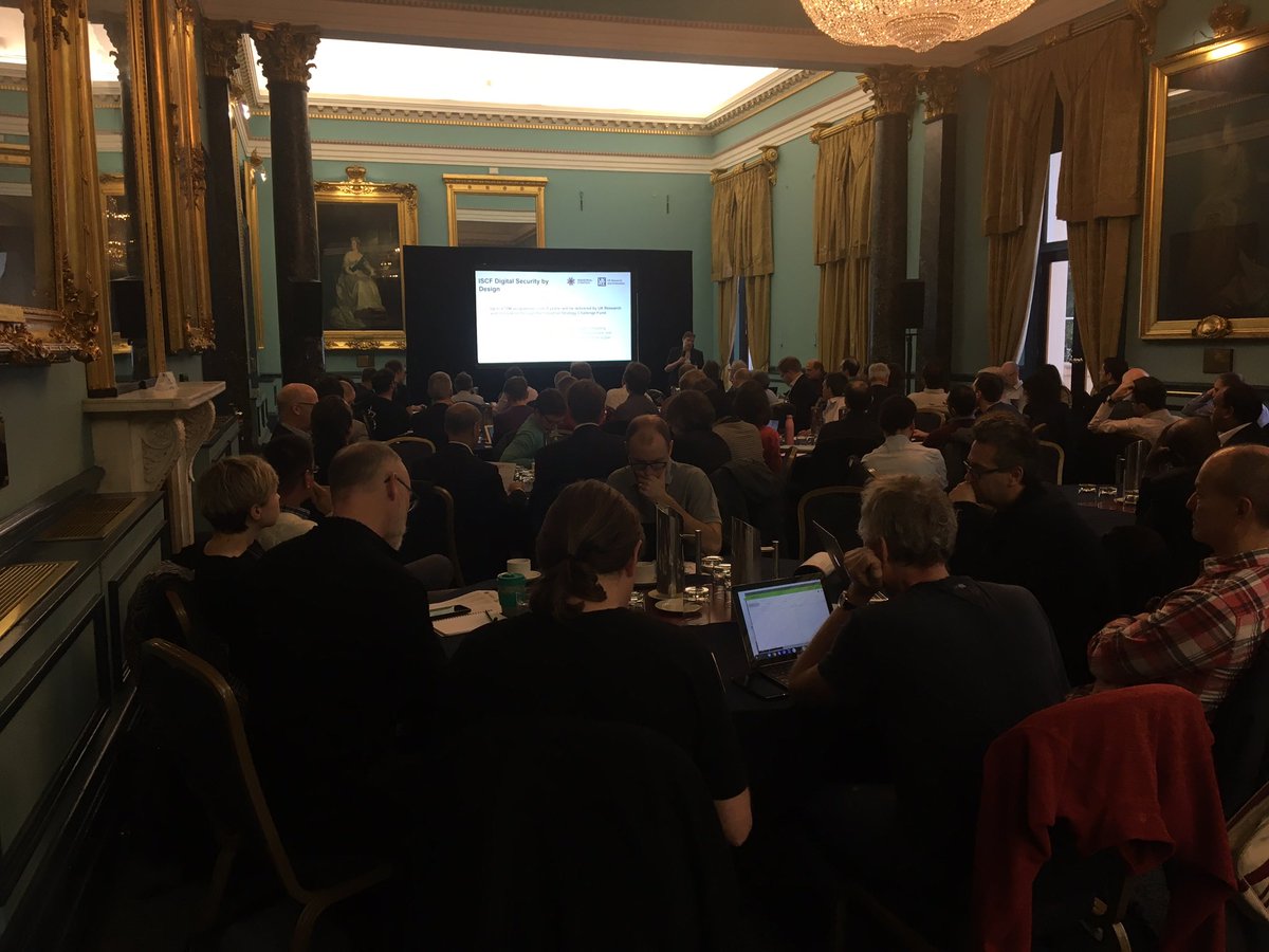 robinkennedyuk's tweet image. Packed room today at the #DigitalSecurityByDesign Collaboration Development workshop - seeking Academia-Industry &amp;amp; Academia-Academia collaborations for @EPSRC @ESRC competitions ukri.org/innovation/ind…

@UKRI_News @innovateuk #ISCF