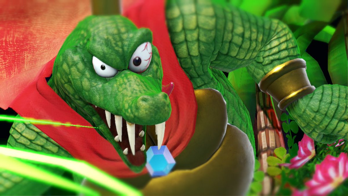 KoronbainShots's tweet photo. May I present you the Nemesis of DK
Since he is in smash, I took an interest for the Donkey Kong Country games while I didn't care about it before

Anyway, thank you for your existence, Dear Dummy Thick Crocodile!!

#DKC25 #DonkeyKongCountry #KingKRool #SmashBrosUltimate https://t.co/p27bWs57n3
