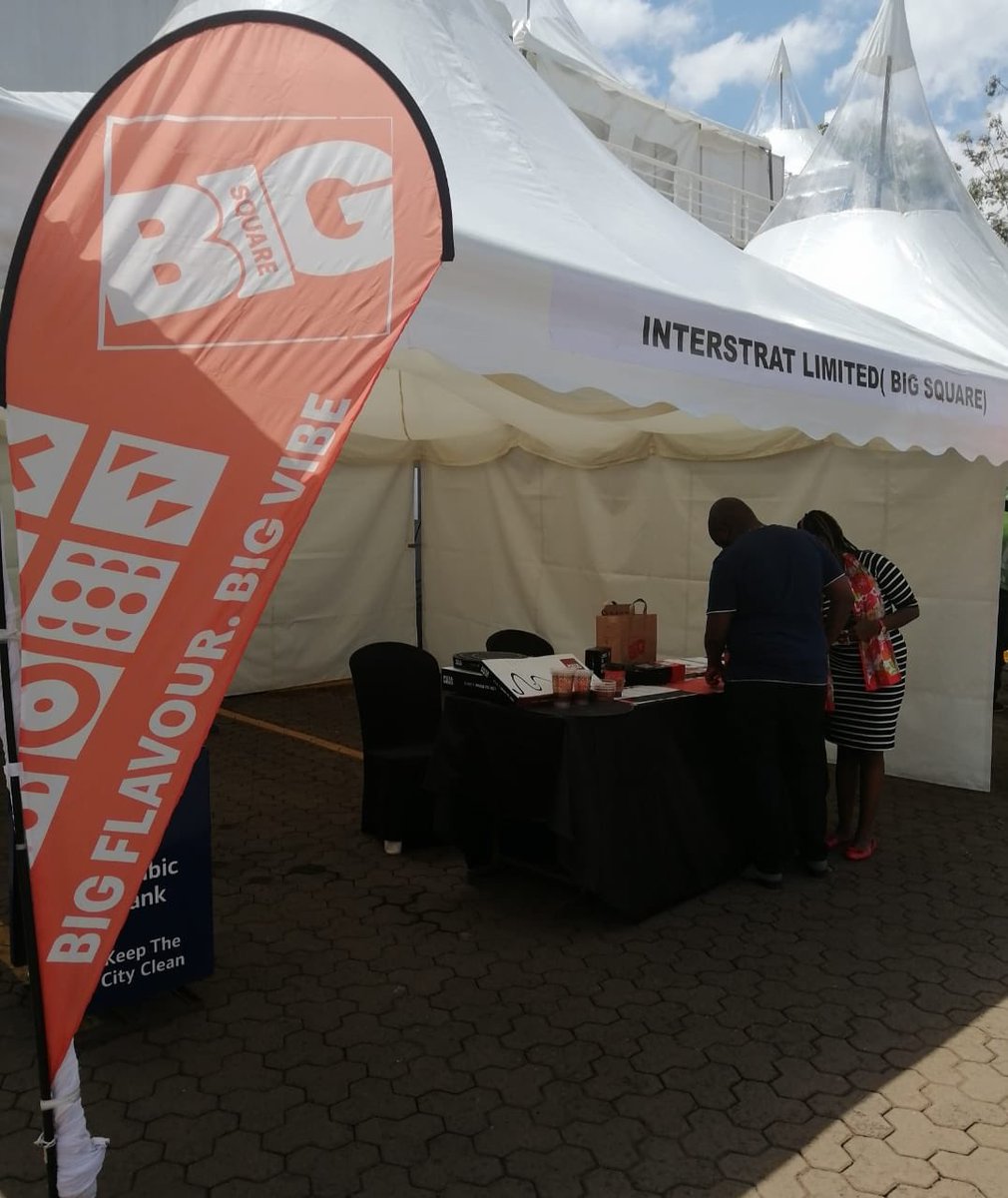 Hungry? No worries 😉 we have got you covered here at #StanbicPopUpMarket #TwendeMbaliPamoja