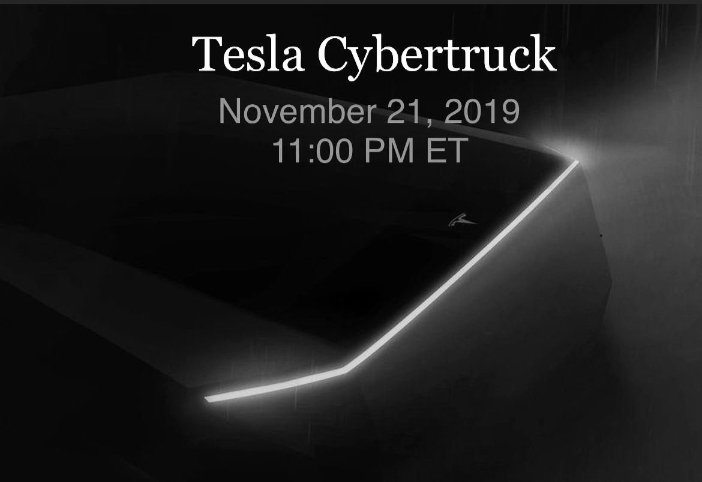ale_dhm's tweet photo. @TeslaParaTodos curioso que el Cybertruck no llevara el logo de Tesla en la presentación no??? https://t.co/zhe0FvAzG6