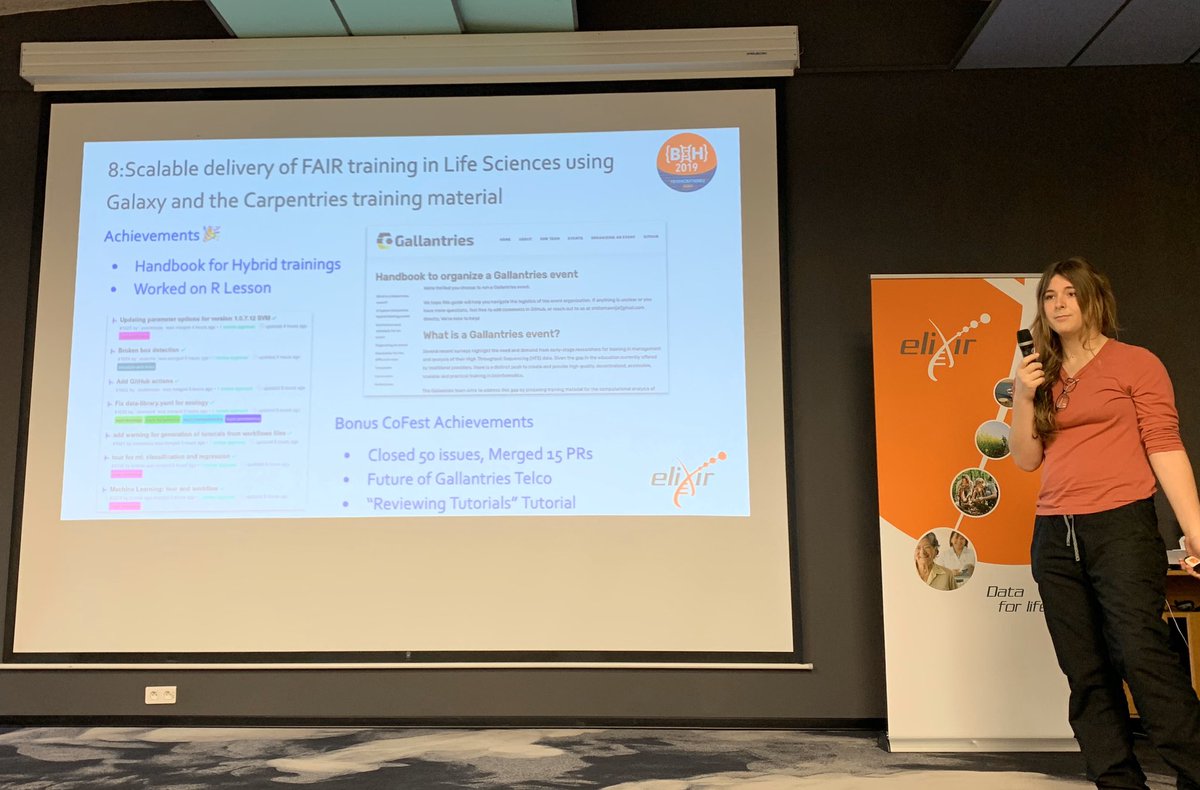 ELIXIREurope's tweet image. Next four projects take a look at #raredisease software development &amp;amp; #beaconAPI with #CNVs. Integration with @galaxyproject  through #training with #gallantries &amp;amp; how @intermineorg  is working with galaxy &amp;amp; @Jalview &amp;amp; #beacons!