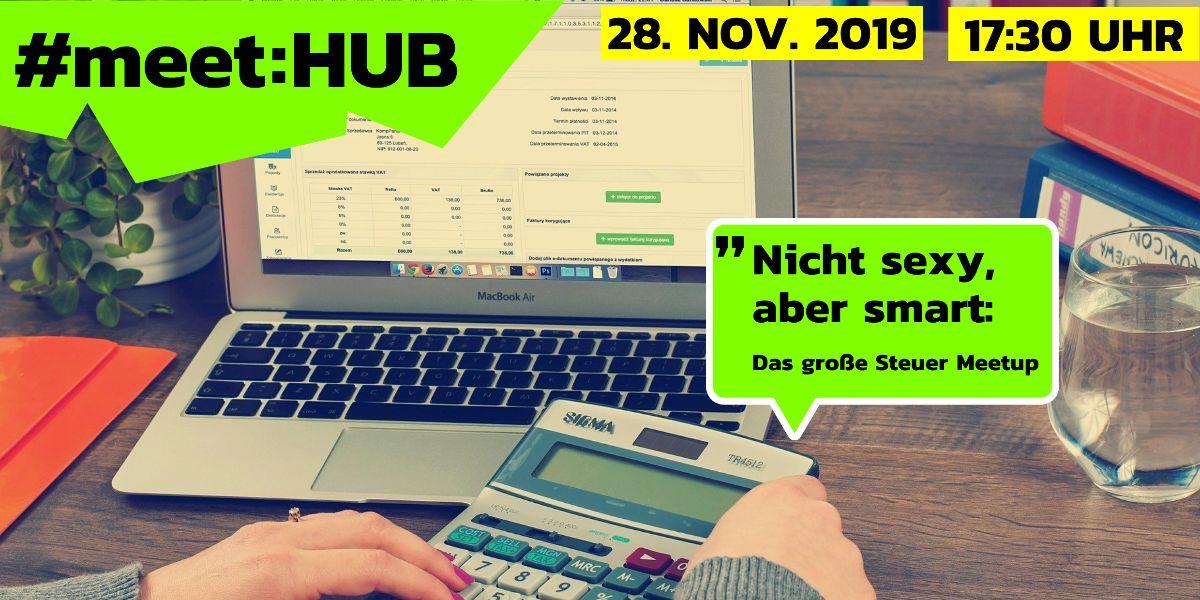 RuhrHub's tweet photo. Komm' zum #meetHUB nächste Woche!
Thema des Abends: Das große #Steuer #Meetup mit PwC #Senior #Manager @VolkerWetzstein 

Null Plan von #Rechtsformen? 🤔
Null Plan von #steuerlichen #Vor-&amp; #Nachteilen? 🤷
Dann definitiv hierfür anmelden 👉 https://t.co/zmSziK8DZI https://t.co/VLkXjXkQts