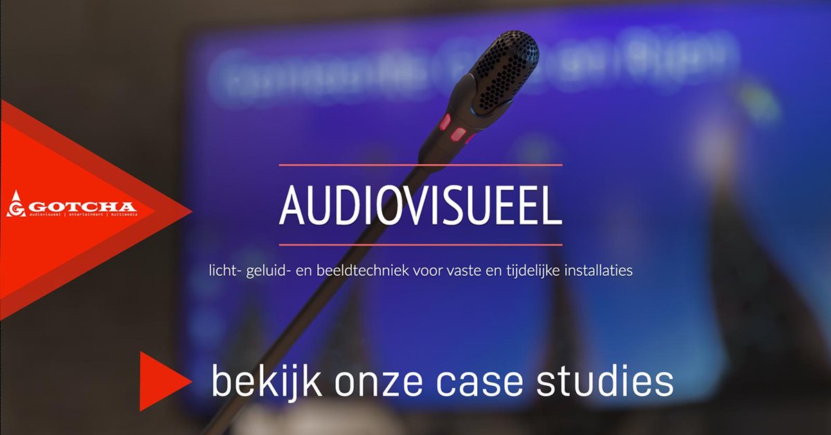 Een ruimte zonder licht, geluid en beeld techniek is maar saai... 💤 Daarom installeert Gotcha Audiovisueel, AV-techniek voor: kantoren, horeca, retail, gemeentes, theater, productiehallen en beursvloeren. Bekijk hier onze case studies ➡ adobe.ly/2QJGzxs.