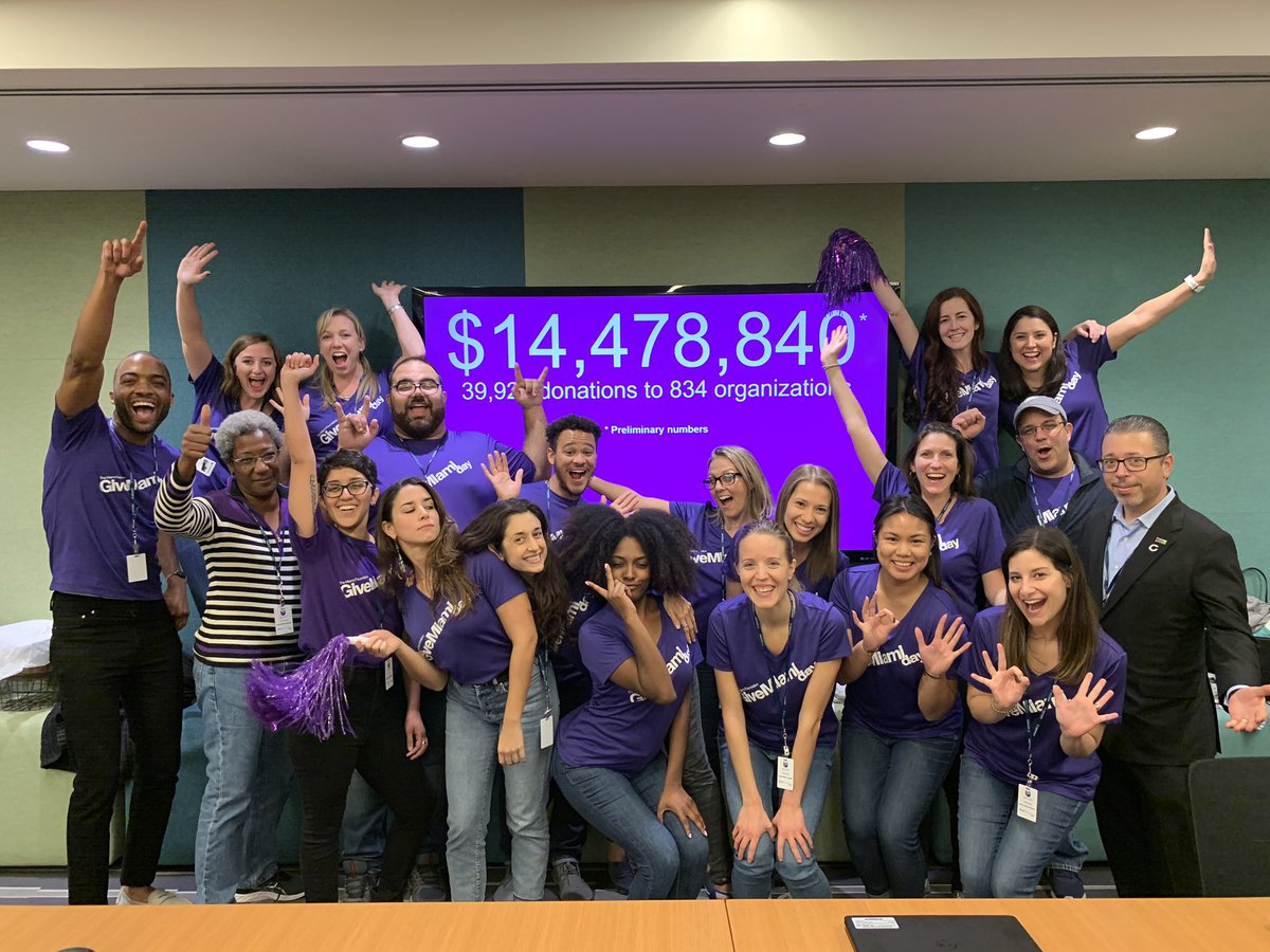 MiamiFoundation's tweet image. Year after year, Greater Miami crushes expectations and makes Give Miami Day a historic 24 hours for our community. When each of us give, we ALL win. $14.4M #GiveMiamiDay 2019 over and out!