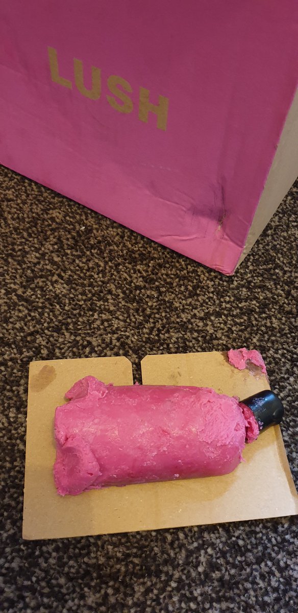 sunshine_mafia's tweet photo. When your @LushLtd order arrives and your stuff looks mangled 😢 https://t.co/urUWHwxhG7