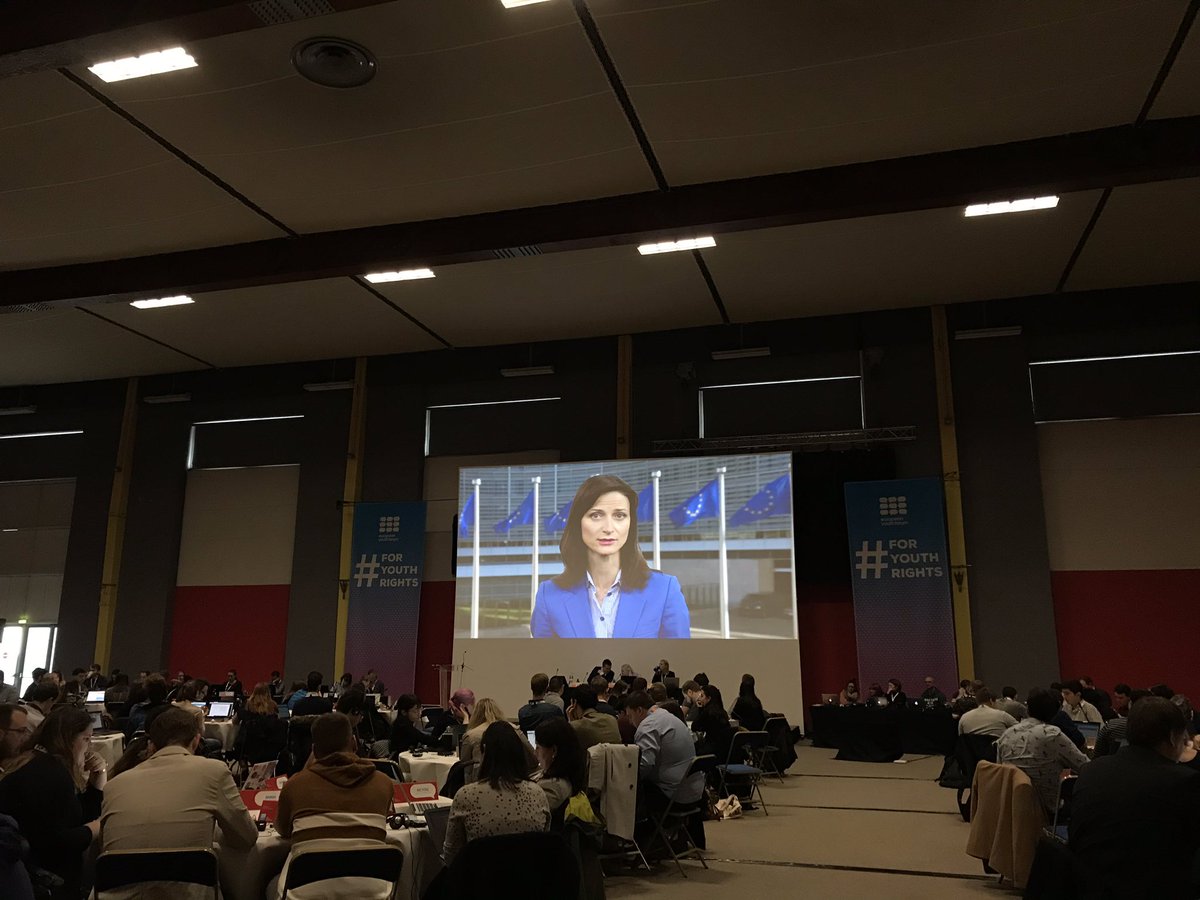 FrancoisBalate's tweet image. Thanks for your encouraging message @GabrielMariya, upcoming Commissioner on Youth, echoeing the one of @EmmanuelMacron! We need young people &amp;amp; organisations to shape our democracies! @Youth_Forum is ready to work with you to #youthup 🇪🇺 #foryouthrights