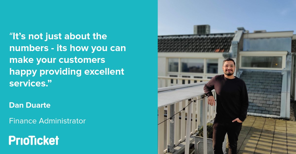Meet Dan!

As our team expands, we are welcoming another finance administrator to our Amsterdam office to keep everything running smoothly.  He said he is excited by the constant creativity and problem solving that comes with the role. 

#amsterdam #prioticket #team