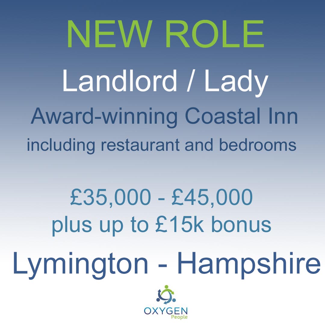 Are you an experienced landlord/lady or couple looking for a new position in a beautiful coastal inn. contact jo@oxygenpeople.co.uk 

oxygenpeople.co.uk/job/landlord-s… 

#HampshireJobs #HampshirePubs #HireinHampshire #Lymington #TheNewForest #PubJobs #Landlord #Landlordjobs #Hospitality