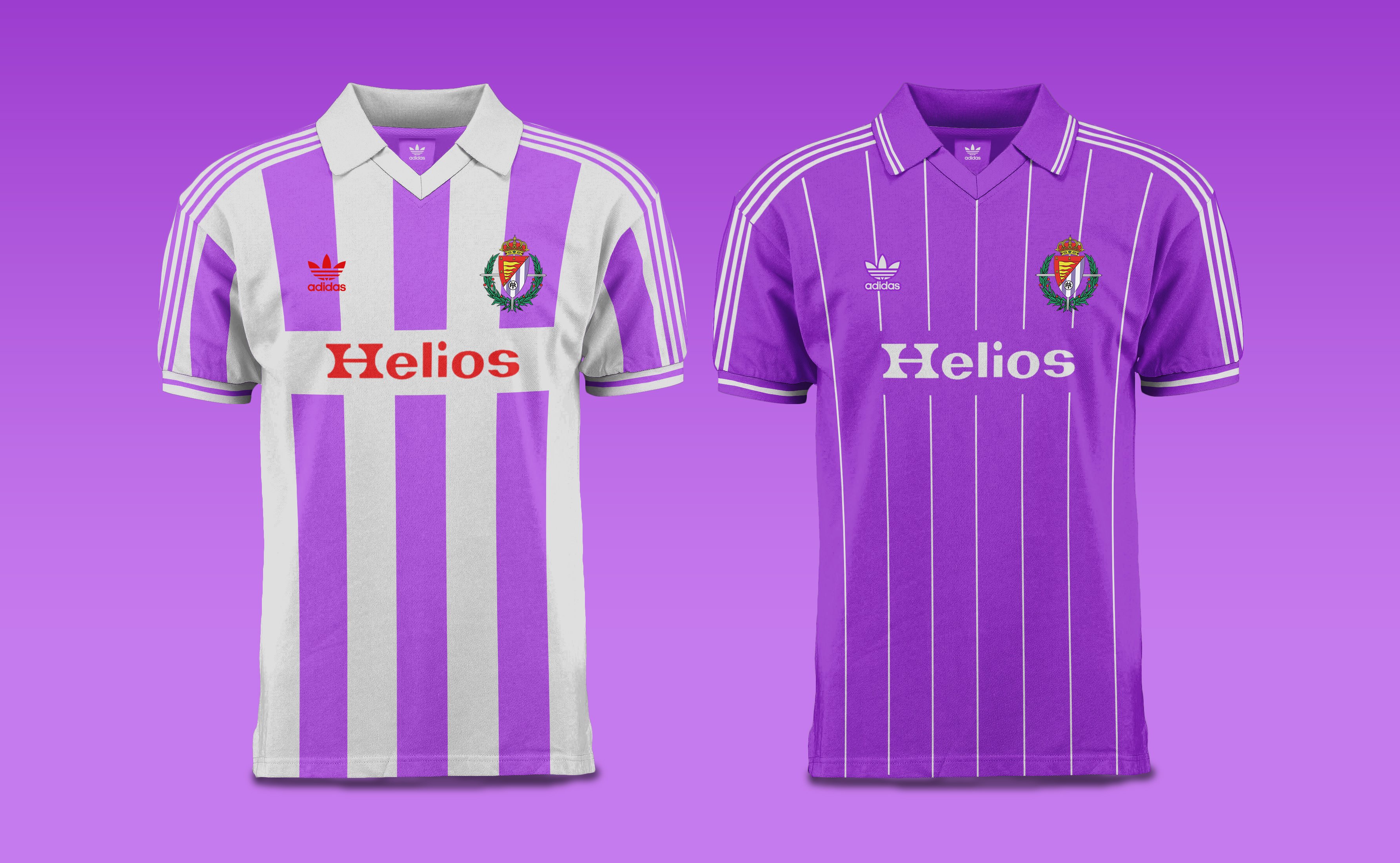 Dani Rivera on Twitter: "Real Valladolid, versión retro de aquellas  camisetas de Adidas en los 80 que, para mi gusto, fue la época con las  camisetas más bonitas de La Liga. Sencillas