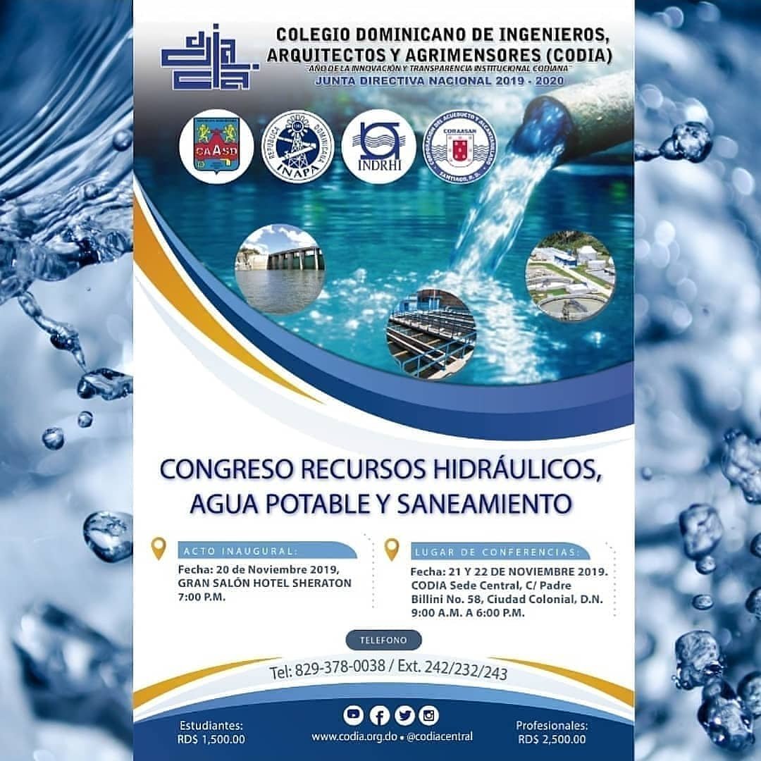 ONGDhmasd's tweet photo. Congreso @CodiaCentral. El convenio  #riolosbaos, como parte de la estrategia española de cooperación, estuvo presente en la conferencia “Cooperación Española en materia de agua en R. Dominicana”. Impartida por Mercedes García, responsable programas de Agua y Saneamiento @AECIDRD https://t.co/kah6DZpDOW